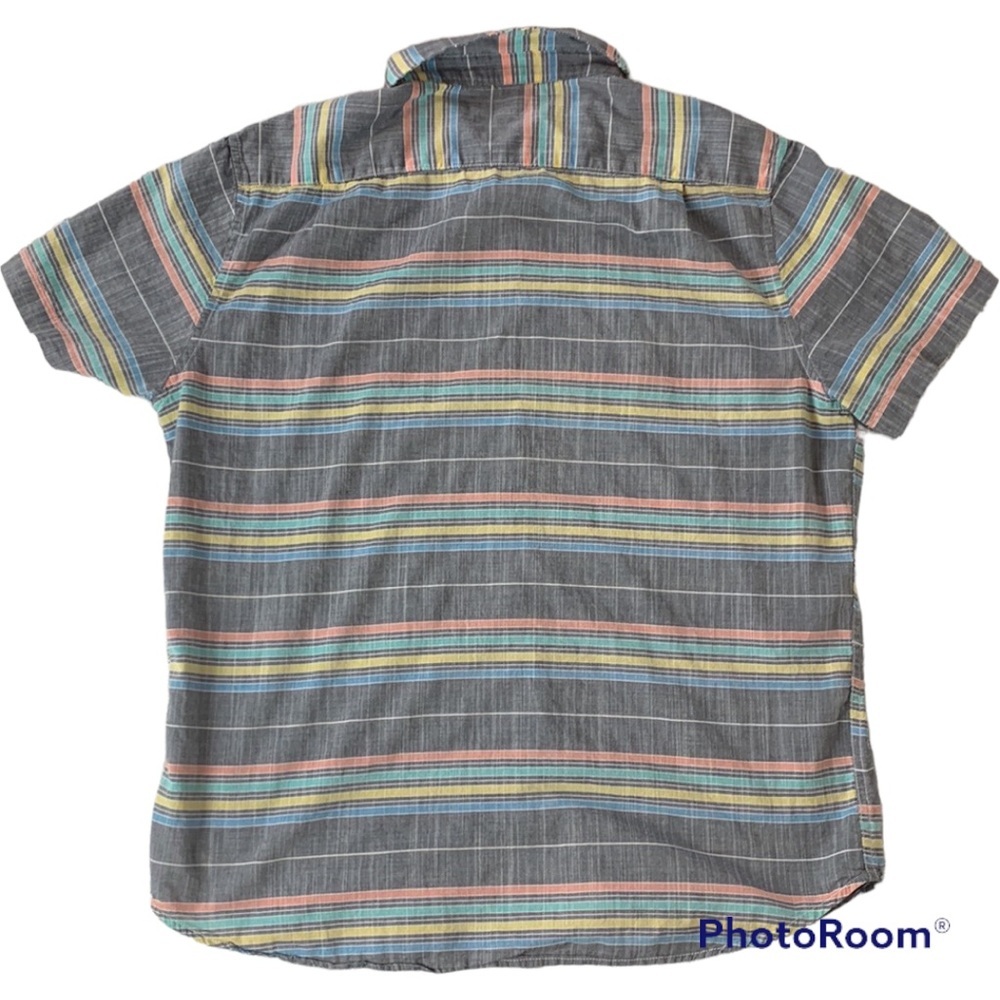 Aeropostale Men's Striped Button Down - Picture 2 of 5